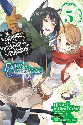 Book cover for Is It Wrong to Try to Pick Up Girls in a Dungeon? Familia Chronicle Episode Lyu, Vol. 5 (manga)