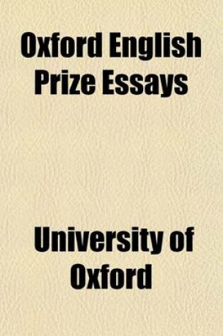 Cover of Oxford English Prize Essays Volume 2