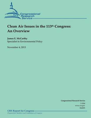 Book cover for Clean Air Issues in the 113th Congress