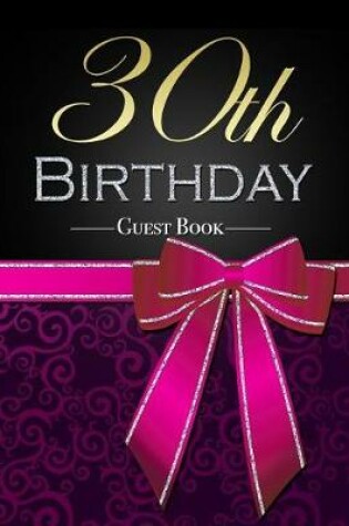 Cover of 30th Birthday Guest Book