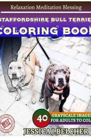 Cover of Staffordshire Bull Terrier Coloring Books