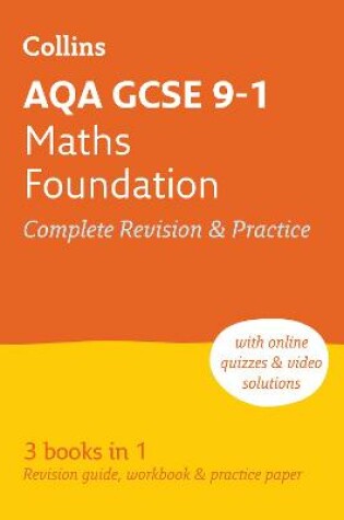 Cover of AQA GCSE 9-1 Maths Foundation All-in-One Complete Revision and Practice