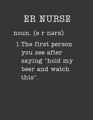 Book cover for ER Nurse