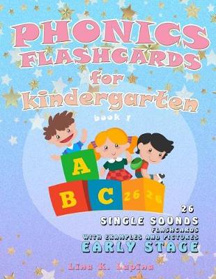 Book cover for Phonics Flashcards for Kindergarten