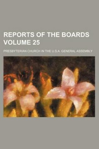 Cover of Reports of the Boards Volume 25