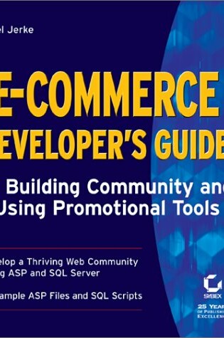 Cover of E-commerce Developer's Guide to Building Community and Using Promotional Tools