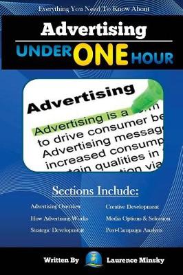 Book cover for Advertising Under One Hour