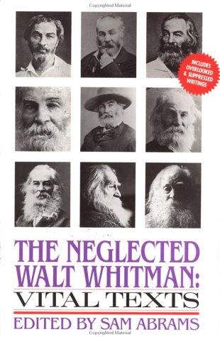 Book cover for The Neglected Walt Whitman