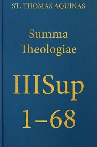 Cover of Summa Theologiae Iiisup, 1-68