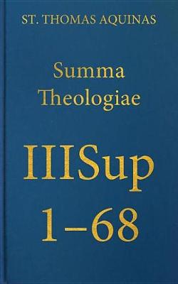 Book cover for Summa Theologiae Iiisup, 1-68