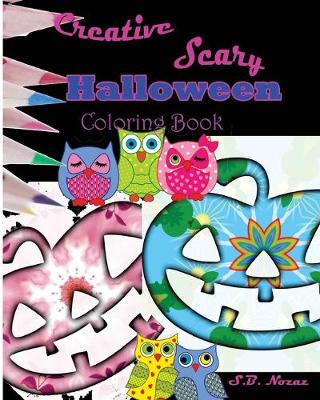 Cover of Creative Scary Halloween Coloring Book