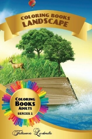 Cover of Coloring Book Landscape Adults