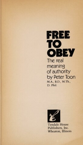 Book cover for Free to Obey