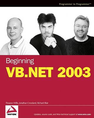Cover of Beginning VB.Net 2003