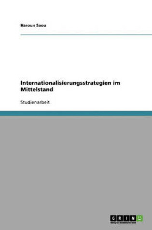 Cover of Internationalisierungsstrategien im Mittelstand