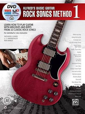 Book cover for Alfred's Basic Guitar Rock Songs Method, Bk 1