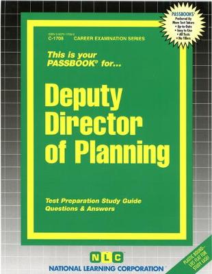 Book cover for Deputy Director of Planning