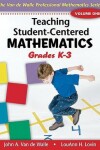 Book cover for Teaching Student-Centered Mathematics, Grades K-3