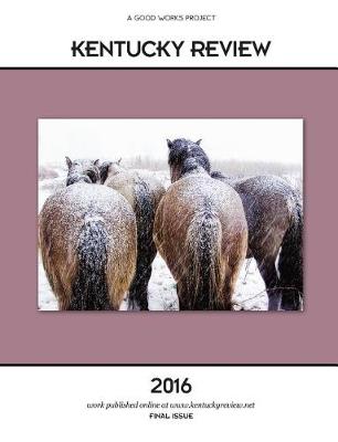 Book cover for Kentucky Review 2016