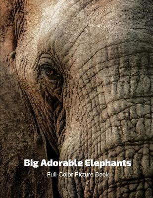 Book cover for Big Adorable Elephant Full-Color Picture Book