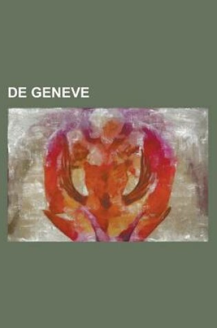 Cover of de Geneve