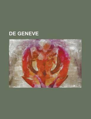 Book cover for de Geneve