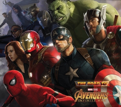 Book cover for The Road To Marvel's Avengers: Infinity War - The Art Of The Marvel Cinematic Universe Vol. 2