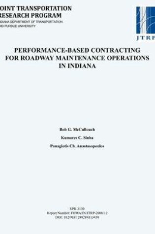 Cover of Performance-Based Contracting for Roadway Maintenance Operations in Indiana
