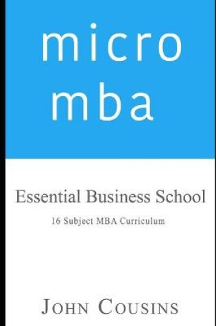 Cover of micro mba