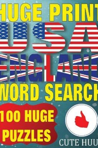 Cover of Huge Print USA & England Word Search