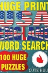 Book cover for Huge Print USA & England Word Search