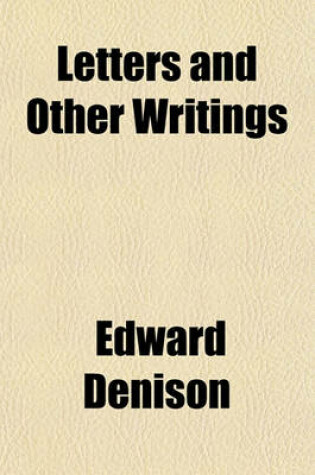 Cover of Letters and Other Writings