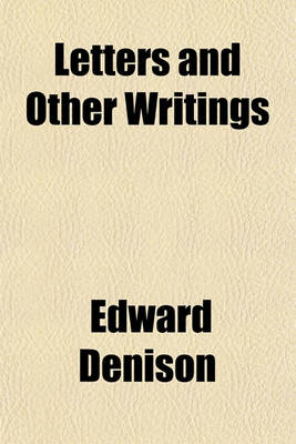 Book cover for Letters and Other Writings