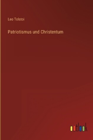 Cover of Patriotismus und Christentum