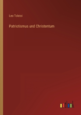 Book cover for Patriotismus und Christentum