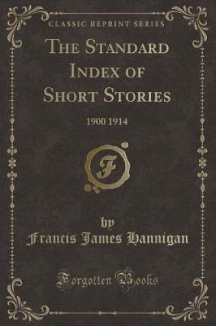 Cover of The Standard Index of Short Stories