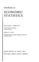 Book cover for Introduction to Economic Statistics