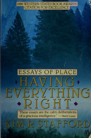 Cover of Having Everything Right