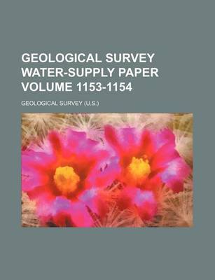 Book cover for Geological Survey Water-Supply Paper Volume 1153-1154