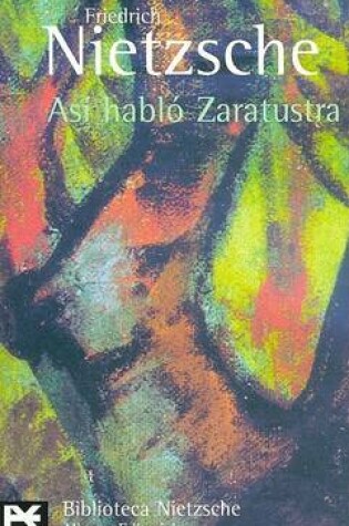 Cover of Asi Hablo Zaratustra