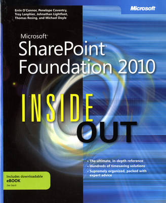Book cover for Microsoft SharePoint Foundation 2010 Inside Out