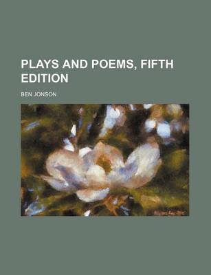 Book cover for Plays and Poems, Fifth Edition