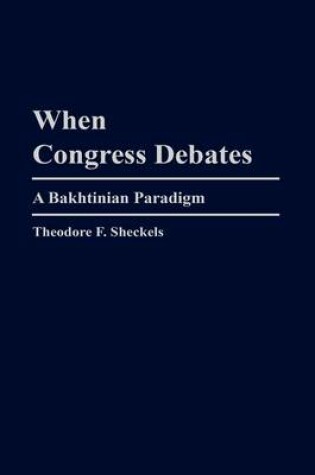 Cover of When Congress Debates