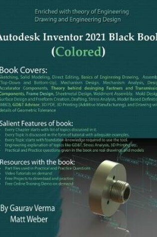 Cover of Autodesk Inventor 2021 Black Book (Colored)
