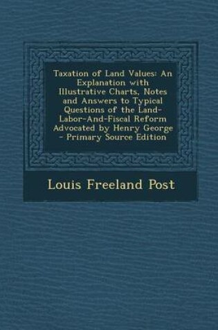 Cover of Taxation of Land Values