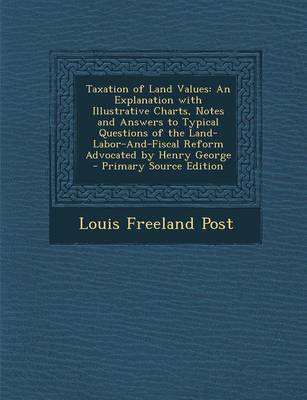 Book cover for Taxation of Land Values