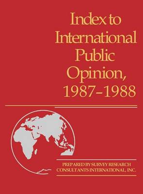 Cover of Index to International Public Opinion, 1987-1988