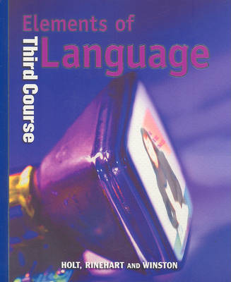 Book cover for Elements of Language, Third Course