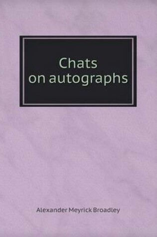Cover of Chats on autographs