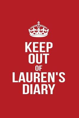 Book cover for Keep Out of Lauren's Diary